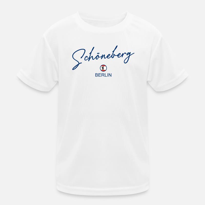 Schöneberg - Drapeau de Berlin - Ours de Berlin T-shirt sport Enfant