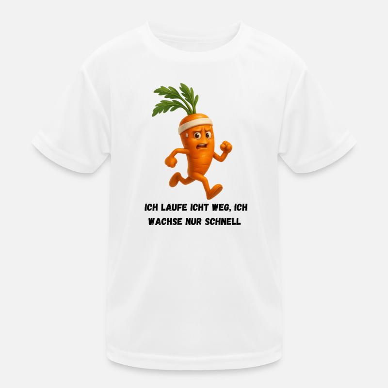 Dashing Carrot Hero Kids Functional T-Shirt