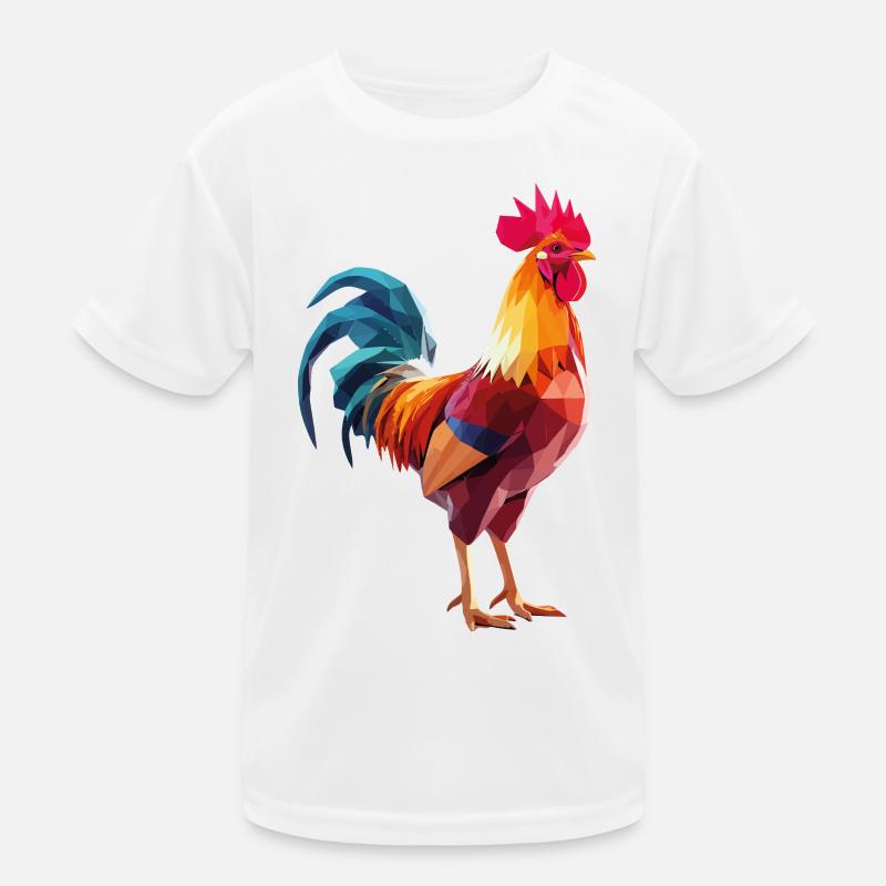 Hahnp1 Kinder Funktions-T-Shirt