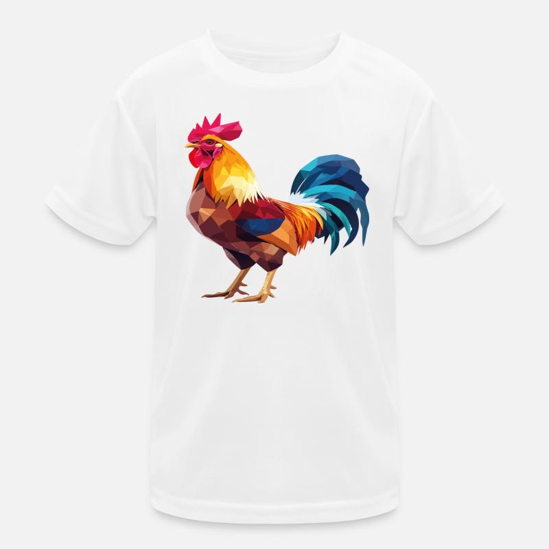 Hahnp3 - Kids Functional T-Shirt - white