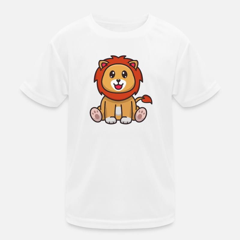 Lion de dessin animé T-shirt sport Enfant