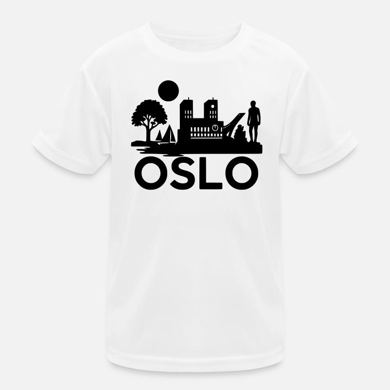 Oslo Silhouette Monuments T-shirt sport Enfant
