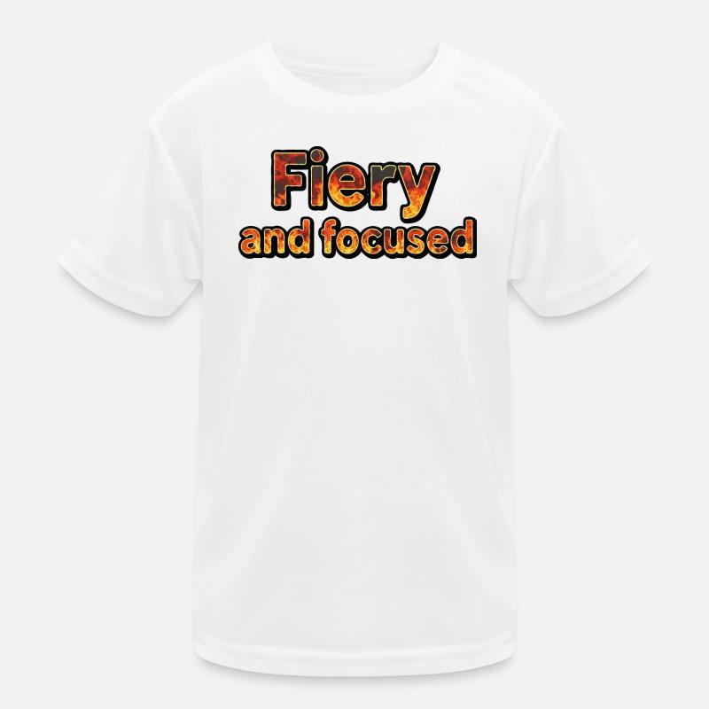 Fougueux et concentré T-shirt sport Enfant