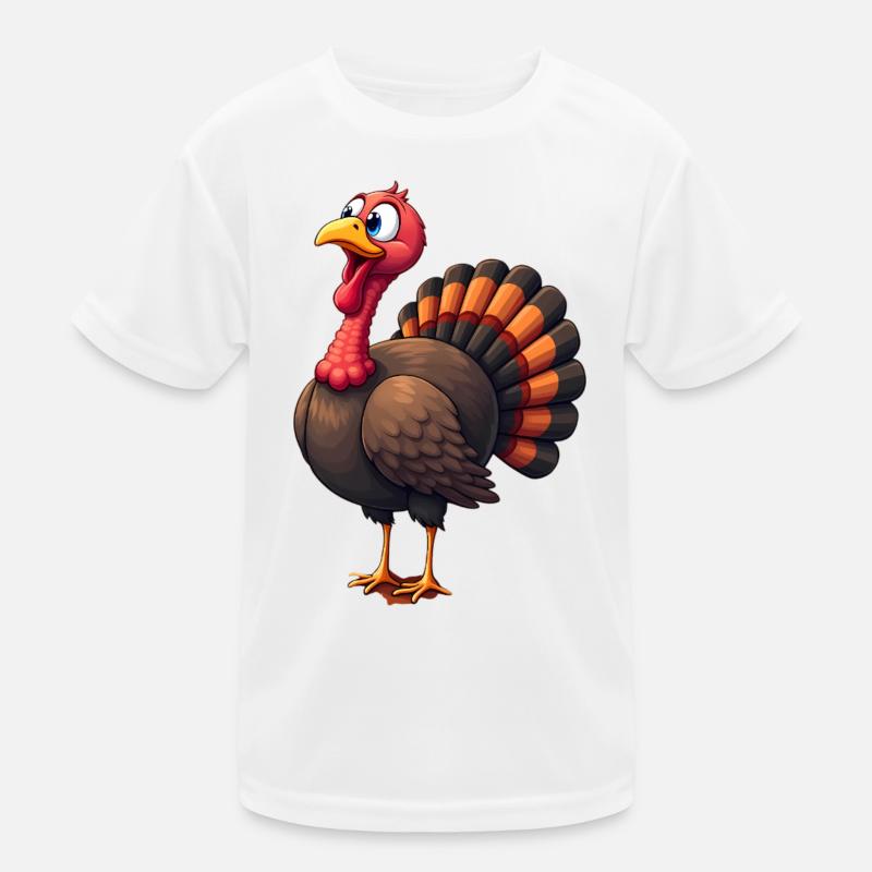 Thanksgiving Drôle Dinde de Thanksgiving T-shirt sport Enfant