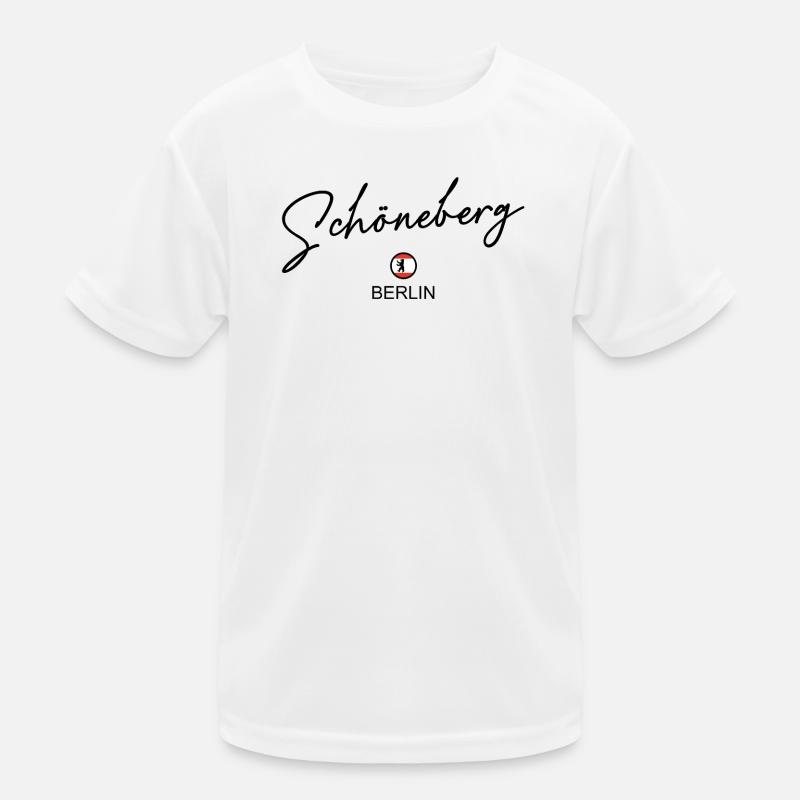 Schöneberg - Drapeau de Berlin - Ours de Berlin T-shirt sport Enfant
