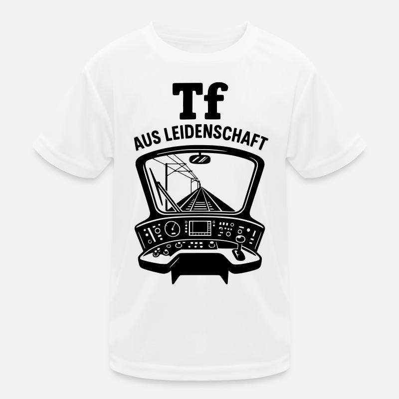 Triebfahrzeugführer Leidenschaft Lokführer Kinder Funktions-T-Shirt