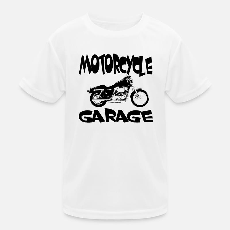 motorcycle Kids Functional T-Shirt