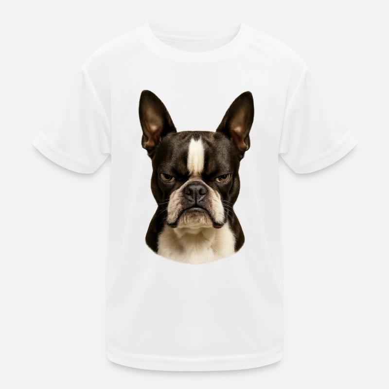 Impressive Boston Terrier View Kids Functional T-Shirt