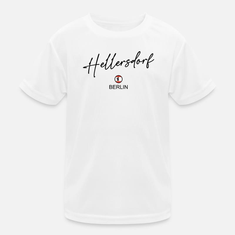 Hellersdorf - Berlin Flag - Berlin Bear Kids Functional T-Shirt