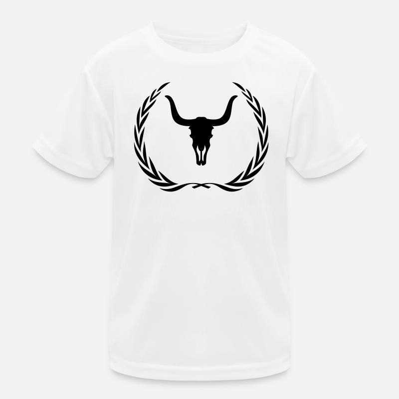 Bulle Skelett Kranz Kinder Funktions-T-Shirt