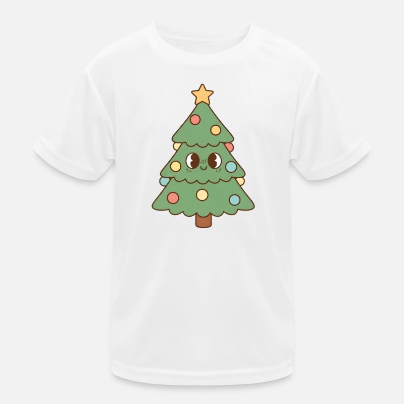 Weihnachtsbaum Kinder Funktions-T-Shirt