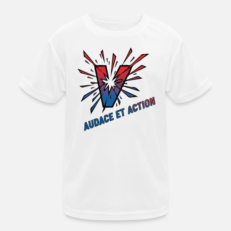 Audace et Action Vibes T-shirt sport Enfant