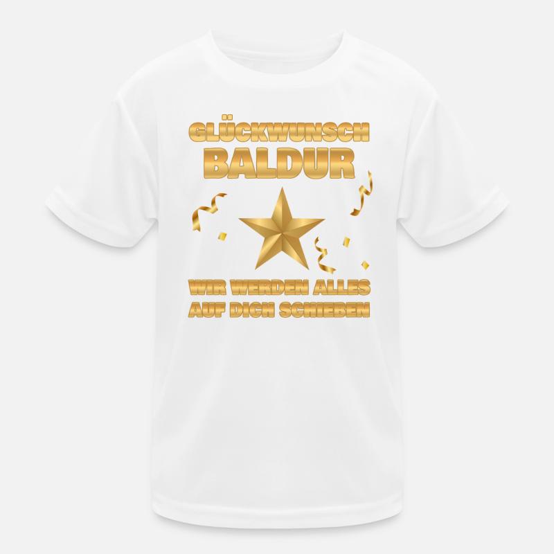 Kollegin Baldur Kinder Funktions-T-Shirt