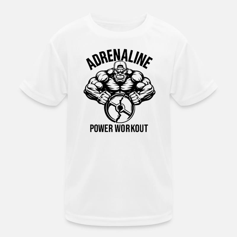 Adrenaline Power Workout Tee Kids Functional T-Shirt