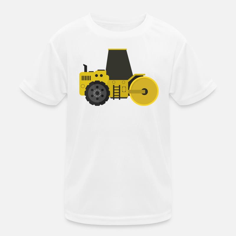 Road roller Kids Functional T-Shirt