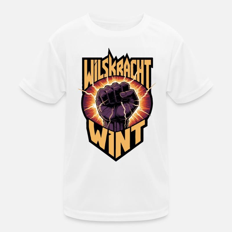 Willpower wins Kids Functional T-Shirt