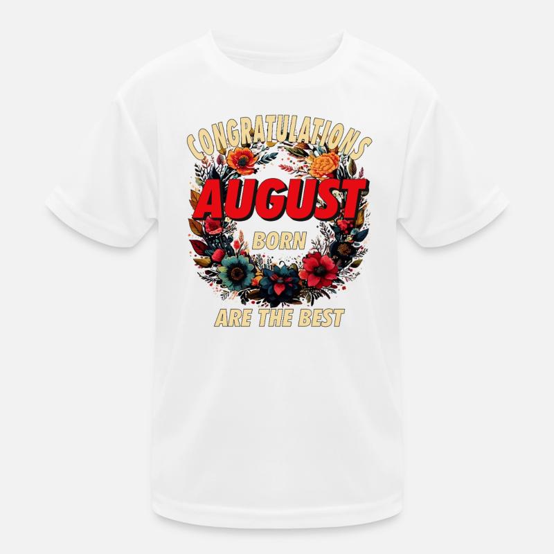 FÉLICITATIONS AUGUST T-shirt sport Enfant