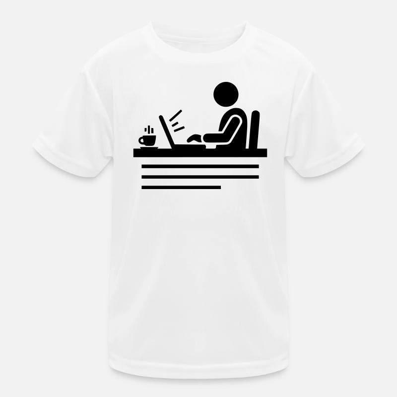 Büro & Home-Office | Programmierer Piktogramm Kinder Funktions-T-Shirt