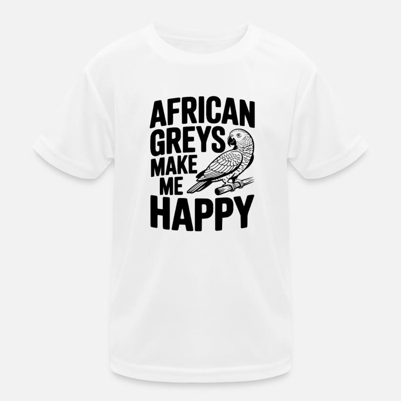 Les gris d’Afrique me rendent heureux T-shirt sport Enfant