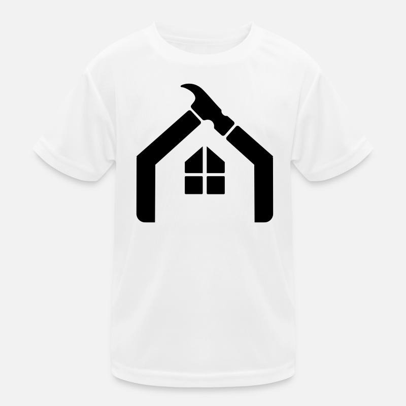 Logo d’artisan concierge – Marteau T-shirt sport Enfant