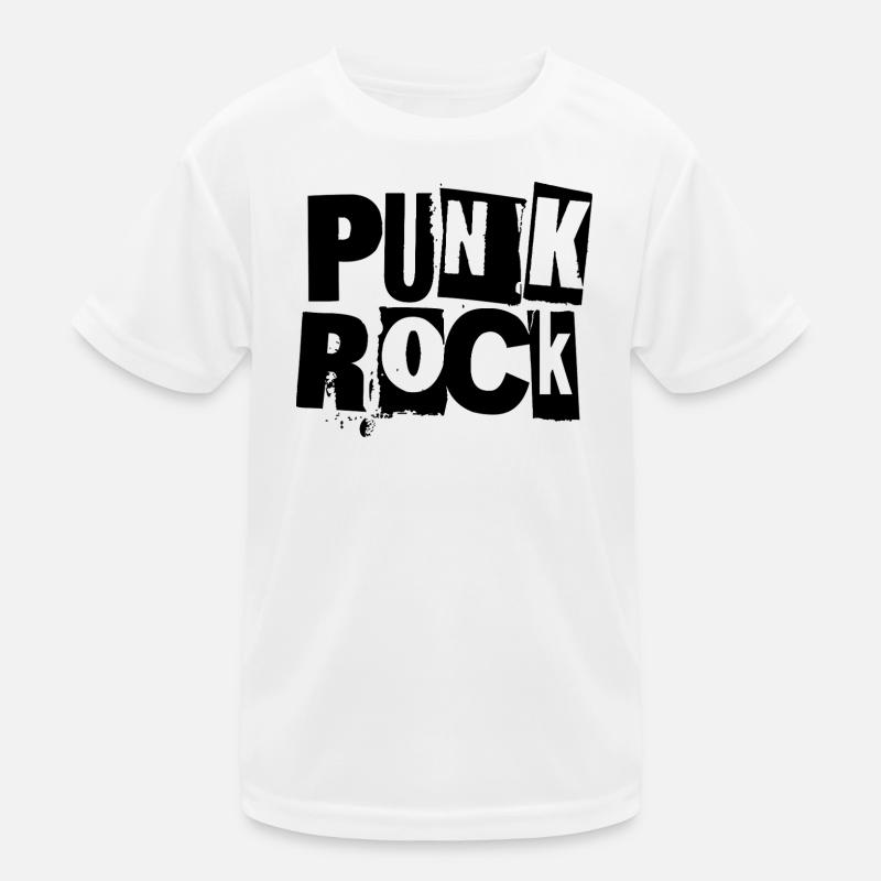 Punkrock Gothic Logo Kinder Funktions-T-Shirt