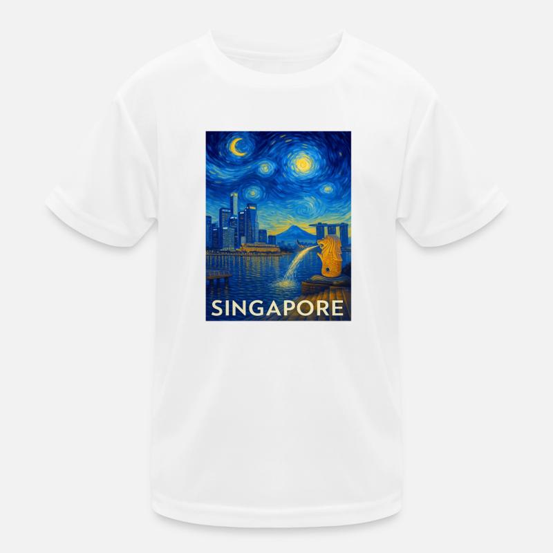 Singapour T-shirt sport Enfant