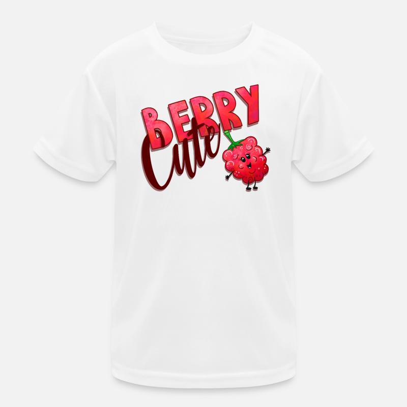 Berry Cute Raspberry Kids Functional T-Shirt