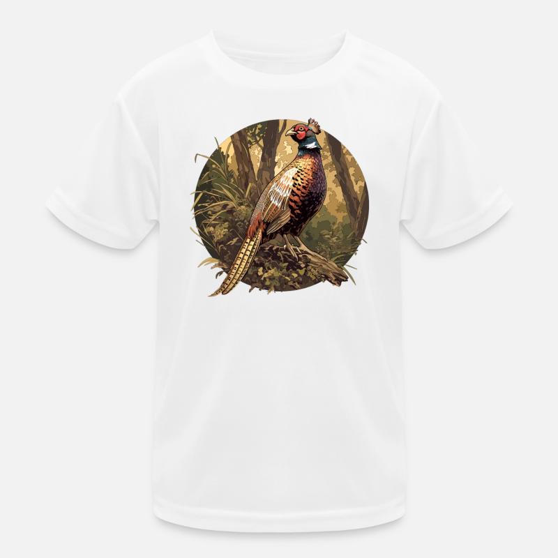 Pheasants Pheasant Kids Functional T-Shirt
