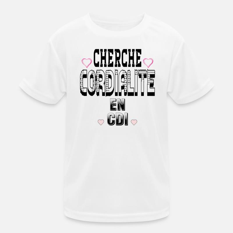 Cherche Cordialité en CDI T-shirt sport Enfant