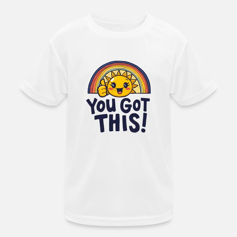 Sunshine Boost, du schaffst das. Kinder Funktions-T-Shirt