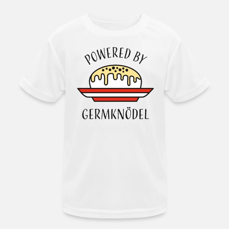 Powered by Germknödel Kinder Funktions-T-Shirt