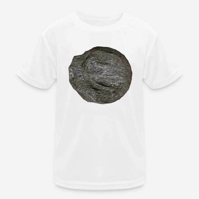 Texture de granit de boule de roche brute T-shirt sport Enfant