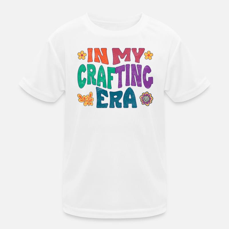 In my crafting era Kinder Funktions-T-Shirt