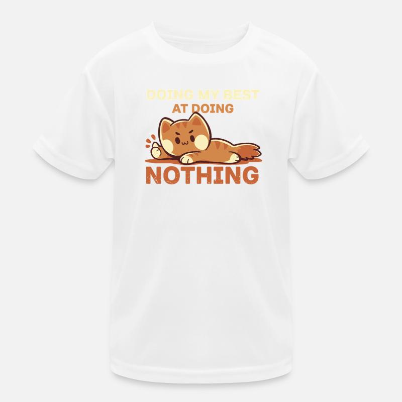 Faire de mon mieux à rien T-shirt sport Enfant