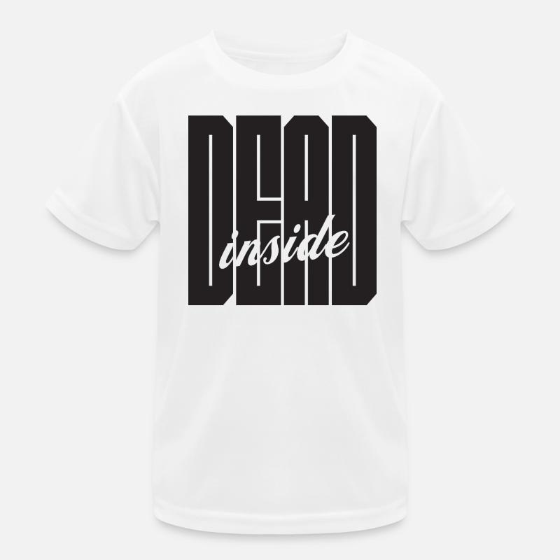Logo gras Dead Inside T-shirt sport Enfant