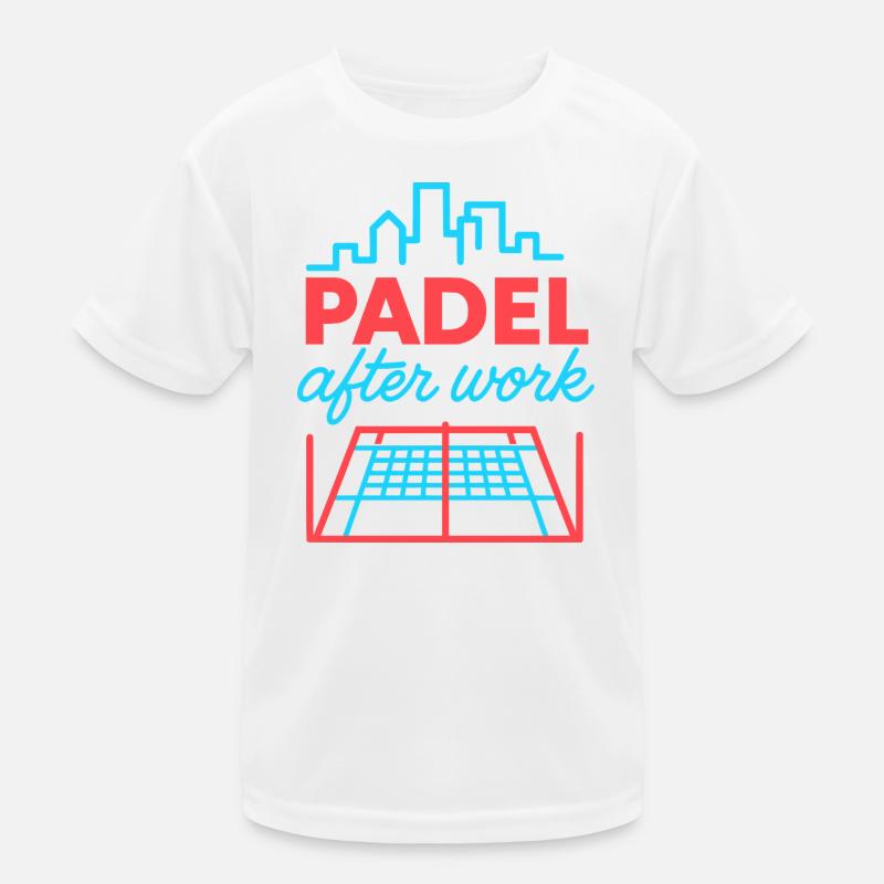 Padel After Work Kinder Funktions-T-Shirt