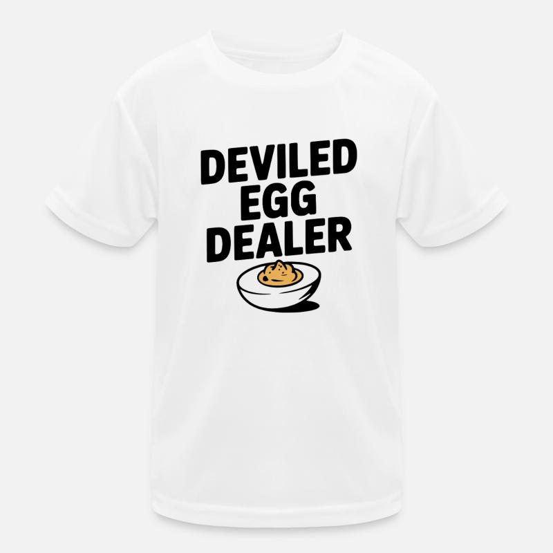 Teuflischer Eierhändler Kinder Funktions-T-Shirt