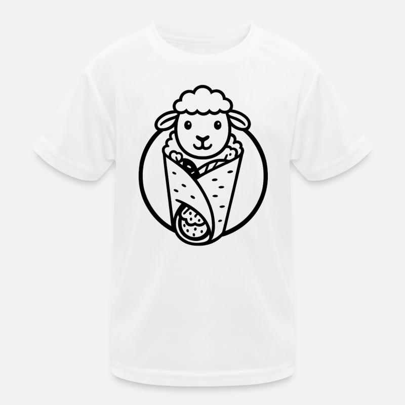 Lamm-Döner | Reduzierter Fleischkonsum Kinder Funktions-T-Shirt