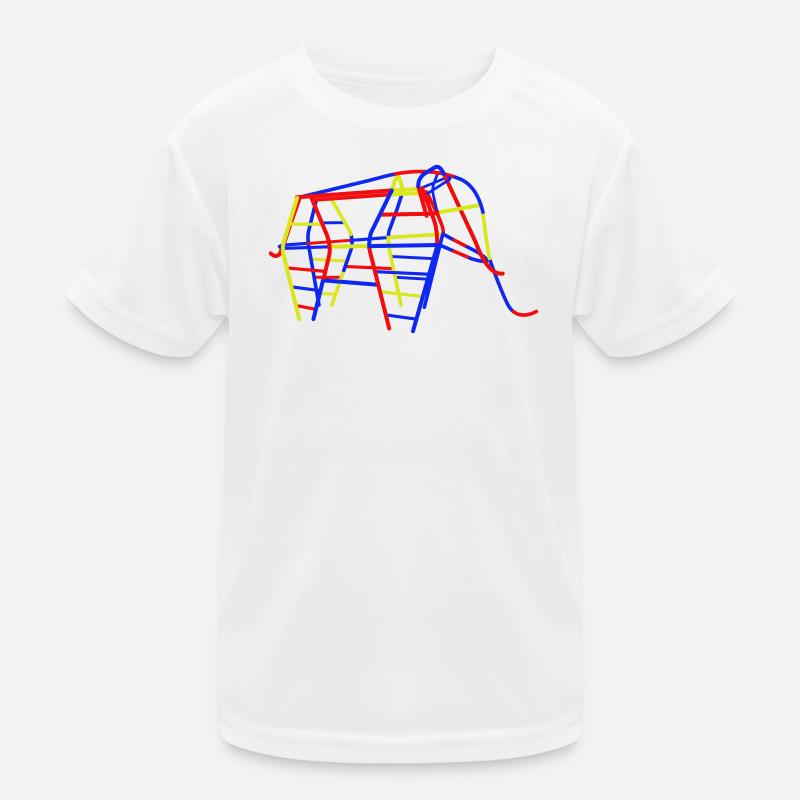 Éléphant grimpeur en RDA T-shirt sport Enfant