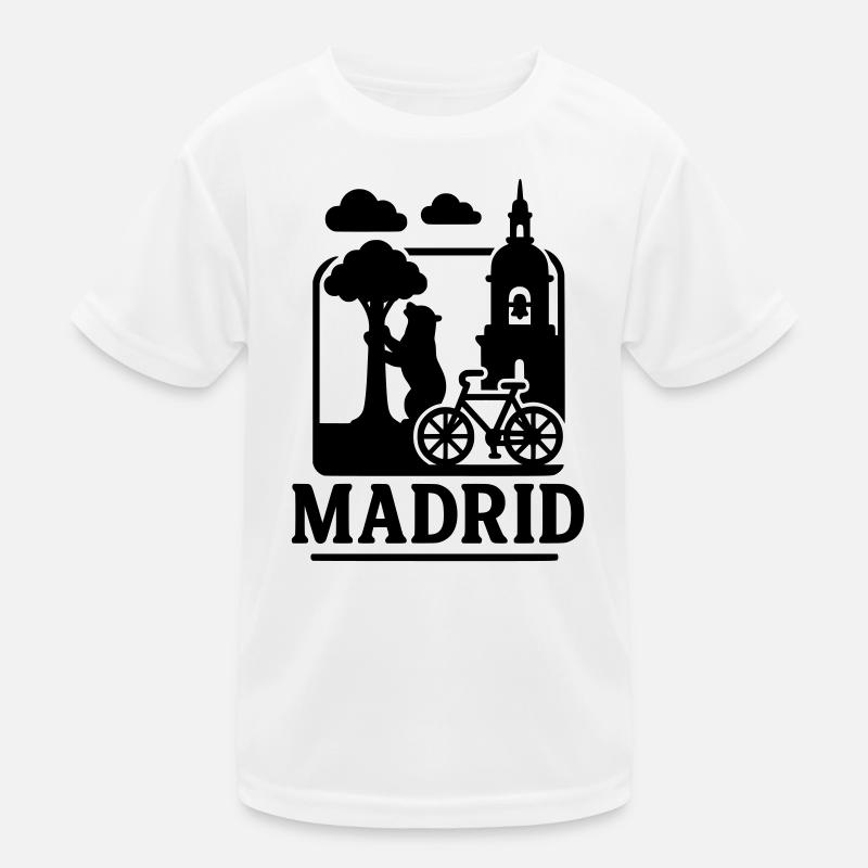 madrid wahrzeichen Kinder Funktions-T-Shirt