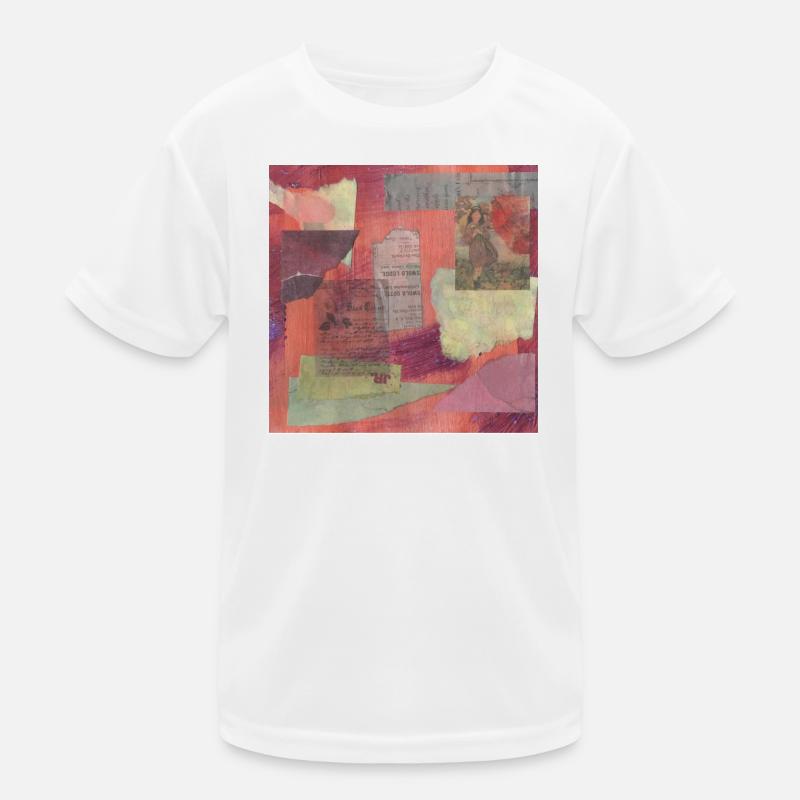 collage abstrait T-shirt sport Enfant