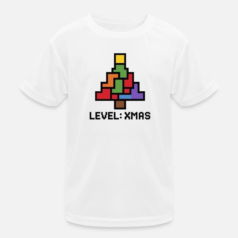 Arbre-pixels de LevelXmas T-shirt sport Enfant