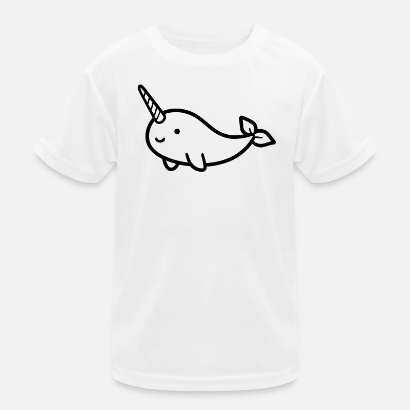 Narwal Kinder Funktions-T-Shirt