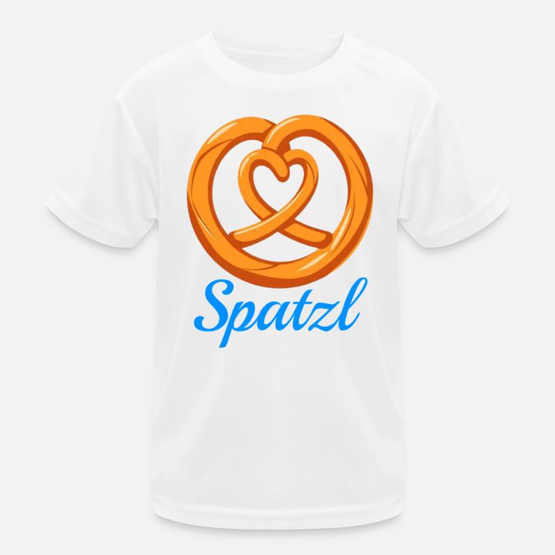 Spatzl Brezel Kinder Funktions-T-Shirt