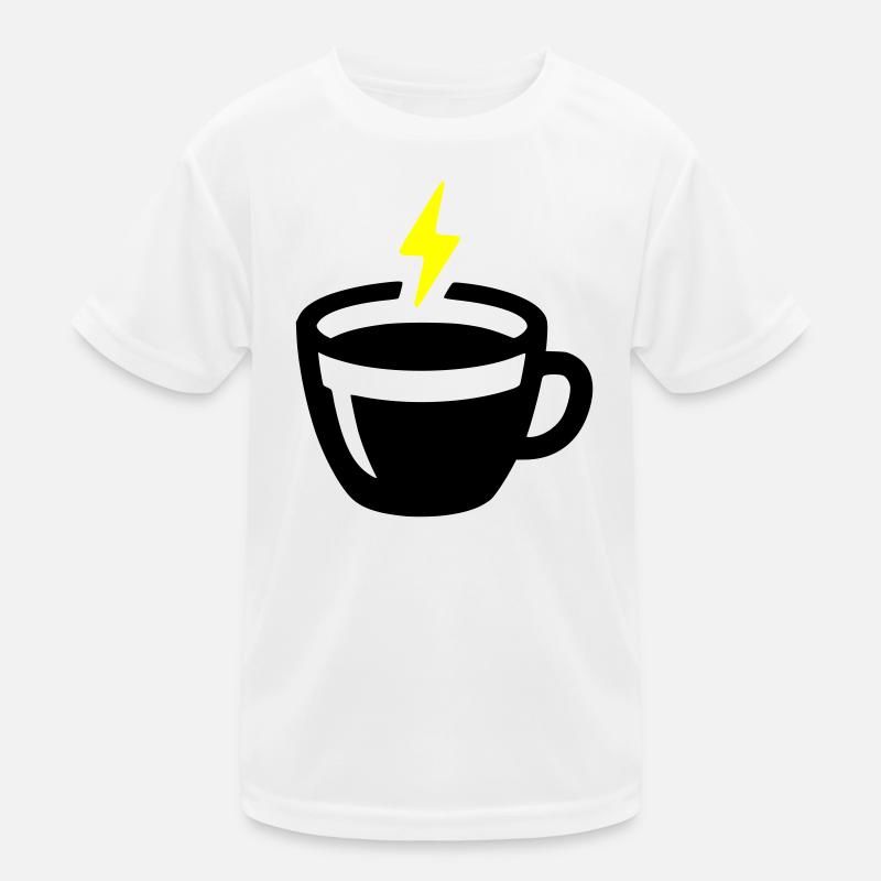 Latte Art Liebe:  Latte art Energie Kaffee Vector Kinder Funktions-T-Shirt