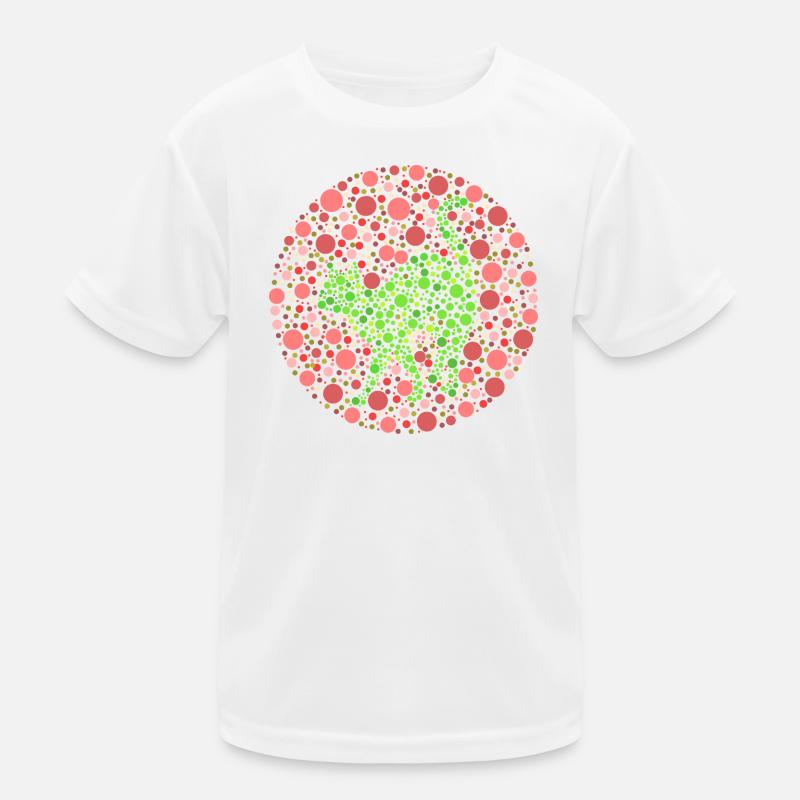 Farbtest Katze Kinder Funktions-T-Shirt
