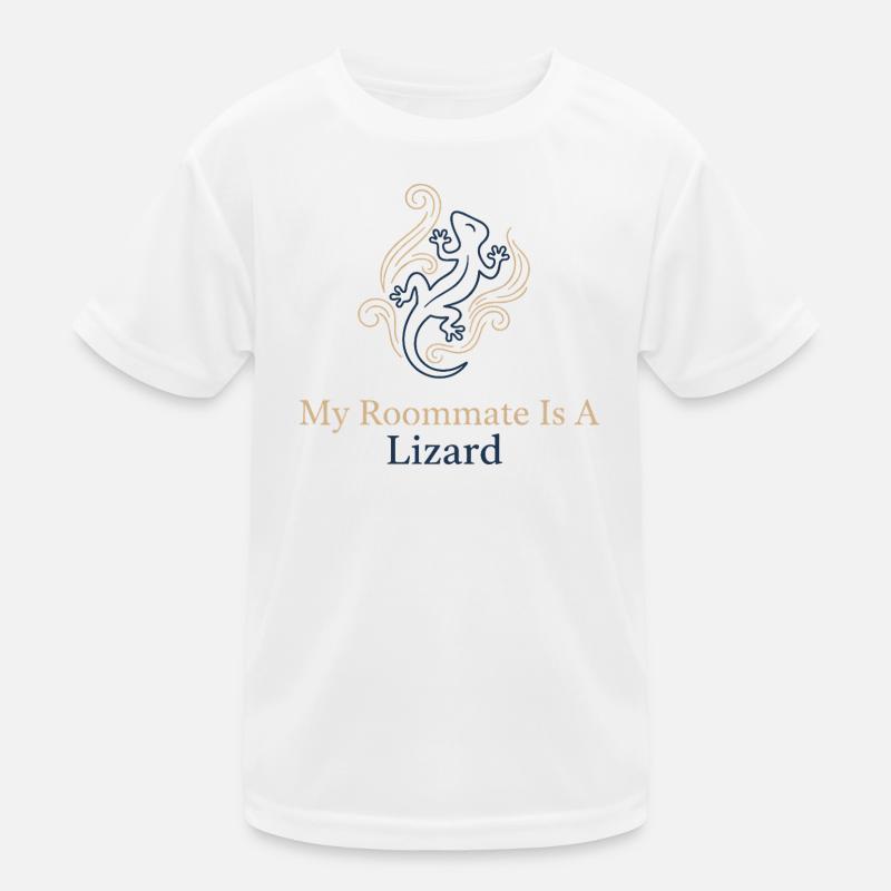 Mein Mitbewohner ist eine Echse Kinder Funktions-T-Shirt