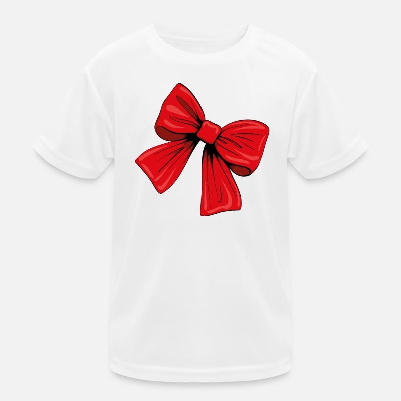 rote Schleife Kinder Funktions-T-Shirt