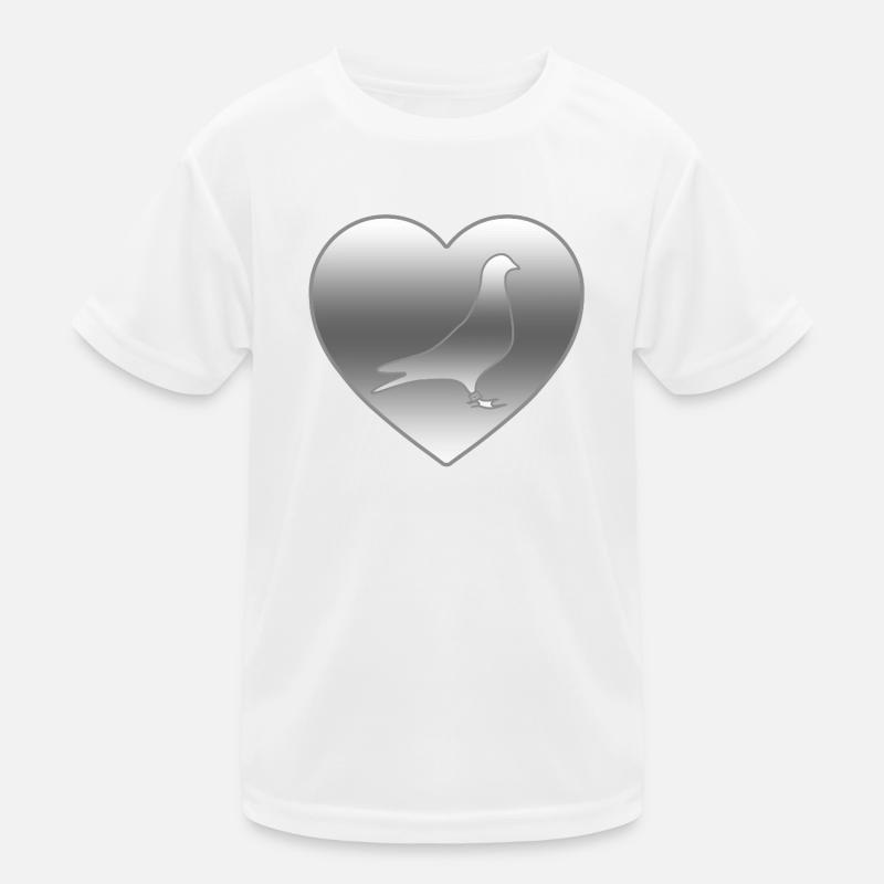 Tauben Kinder Funktions-T-Shirt