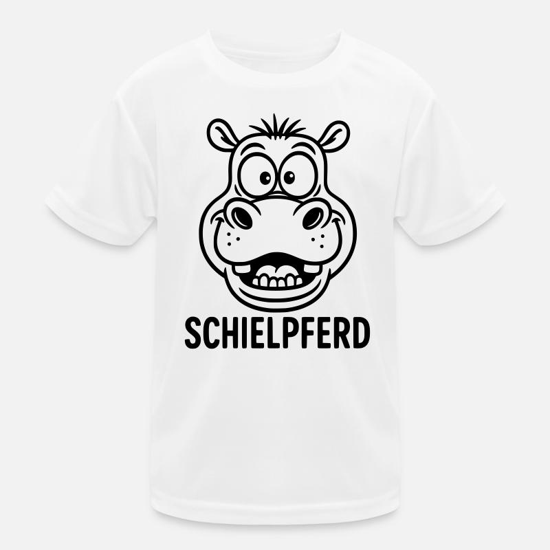 schielpferd kinder witz Kinder Funktions-T-Shirt